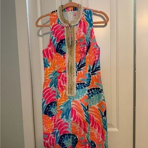 Lilly Pulitzer Multicolor Patterned Dress Size 4